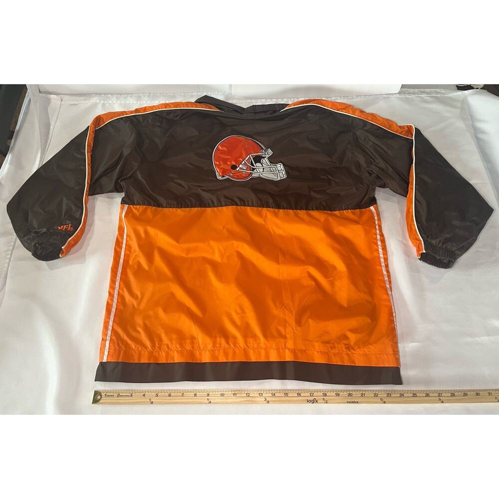 Vintage NFL Pro Player Cleveland Browns Windbreaker Full Zip Jacket Size Large